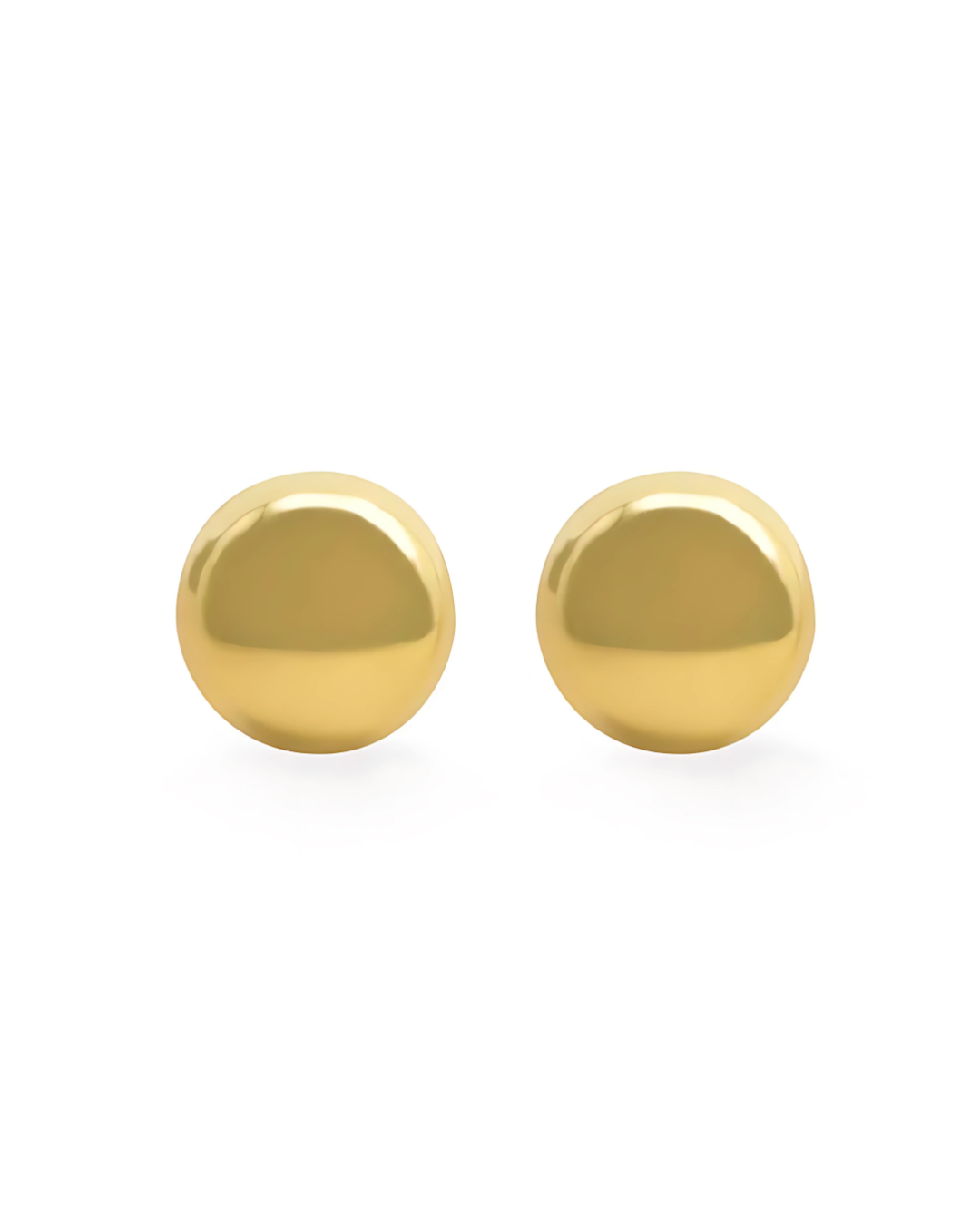 16 Aretes de Oro 18K - Lentejita