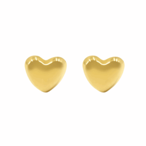 Aretes de Oro 18K - Corazon