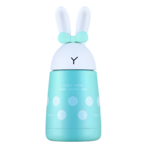 cute bunny thermos cute green